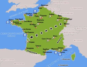 франция карта